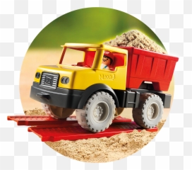 Dump Truck - 9142 Playmobil United Kingdom Playmobil Zand Png,Dump Truck Png