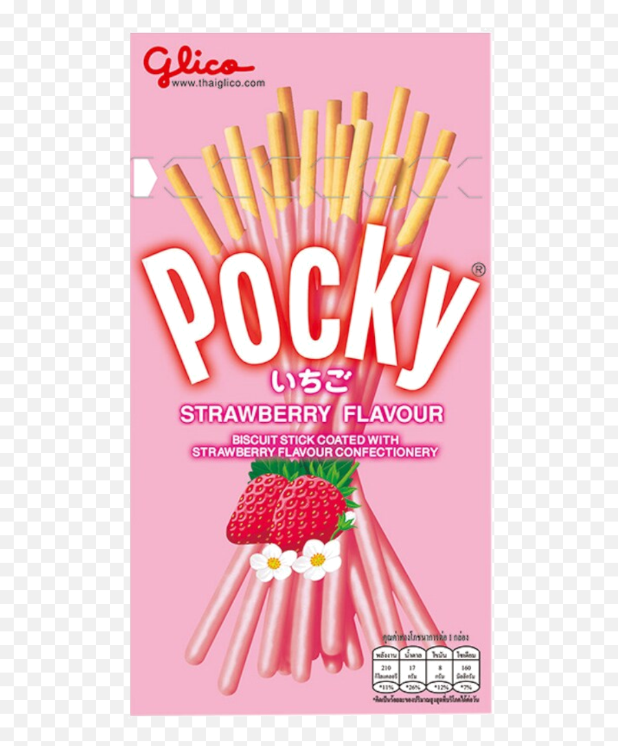 Pocky Strawberry 47g Thailand - Pocky Png,Pocky Png