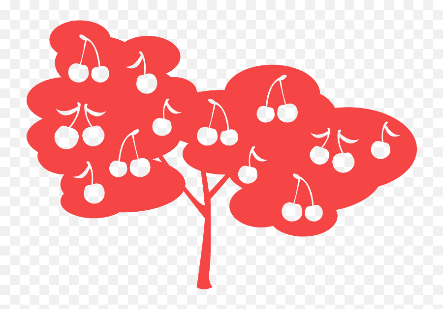 Cherry Tree Silhouette - Free Vector Silhouettes Creazilla Clip Art Png,Oak Tree Silhouette Png