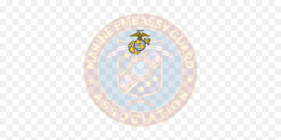 Our Logo Marine Embassy Guard Association Mega - Emblem Png,Eagle Globe And Anchor Png