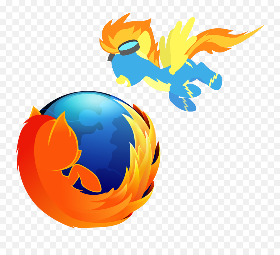 Download Firefox Pony Icon - Mozilla Firefox Png Image With My Little Pony Spitfire,Firefox Png