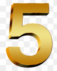 Pin - Numero 5 Png Dorado,Virus Png
