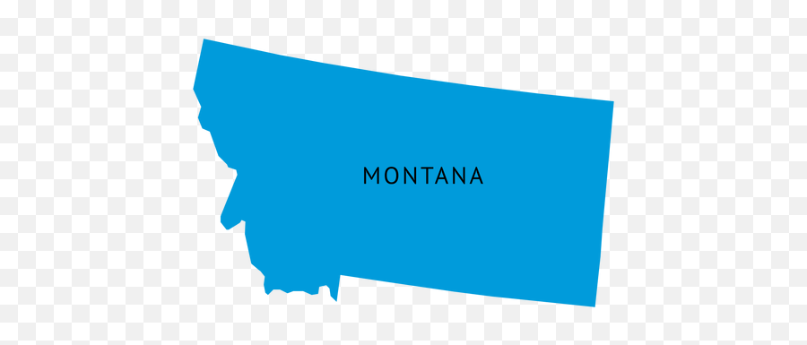 Montana State Plain Map - Transparent Png U0026 Svg Vector File Montana State Map Png,Us Map Transparent Background