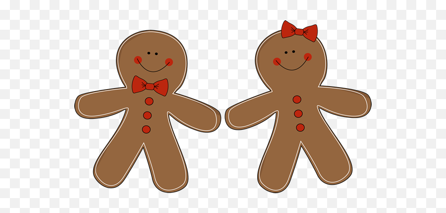Free Gingerbread Man The Png Image - Gingerbread Boy And Girl Clipart,Gingerbread Man Png