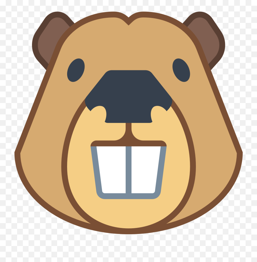 Beaver Icon Clipart - Clipart Beaver Face Png,Beaver Png