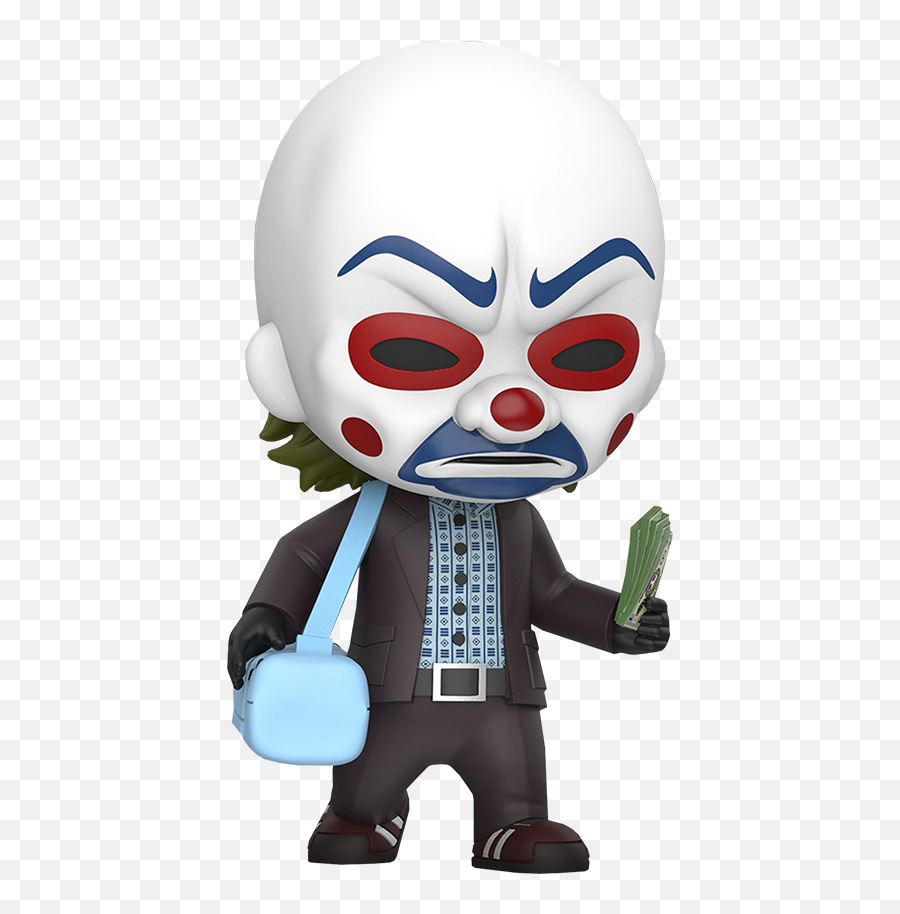 Pop Joker Bank Robber Hd Png Download - Dark Knight Trilogy Cosbaby The Joker,Joker Mask Png