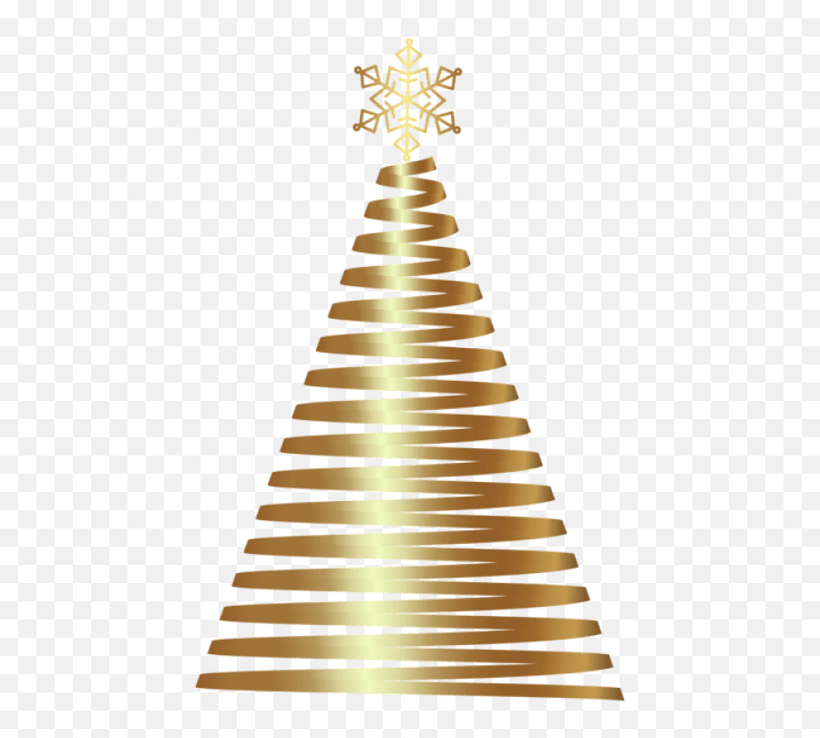 Free Png Gold Deco Christmas Tree - Gold Christmas Tree Gold Christmas Tree Free Clipart,Christmas Tree Clip Art Png