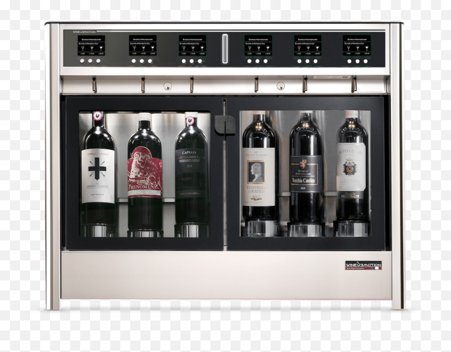 6 Bottle Wine Dispenser For Commercial Use Sei - Dispenser Png,Bottle Of Wine Png