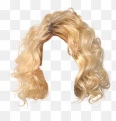 Simple Curly Blonde Hair Extensions - Roblox Hair Design Png,Blond Hair Png  - free transparent png images 
