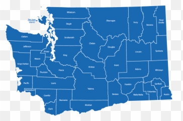 Map Of Washington State Png Image - Washington State Png,Washington State Png