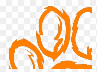 Tiger Paw White Orange Svg Vector - Tiger Paw Clip Art Png,Tiger Paw Png