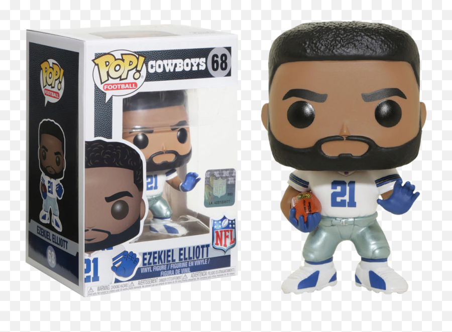 Nfl Football - Transparent Nfl Pop Vinyl Figures Png,Ezekiel Elliott Png