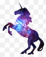 Silhouette Unicorn Clip Art - png download 720 Galaxy