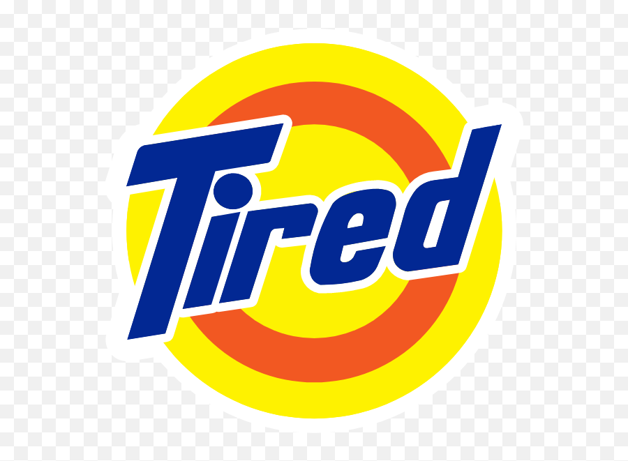 Tired Tide Logo Sticker - Tide Png,Tide Logo Png