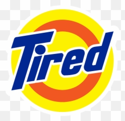 Tired Tide Logo Sticker - Tide Png,Tide Logo Png