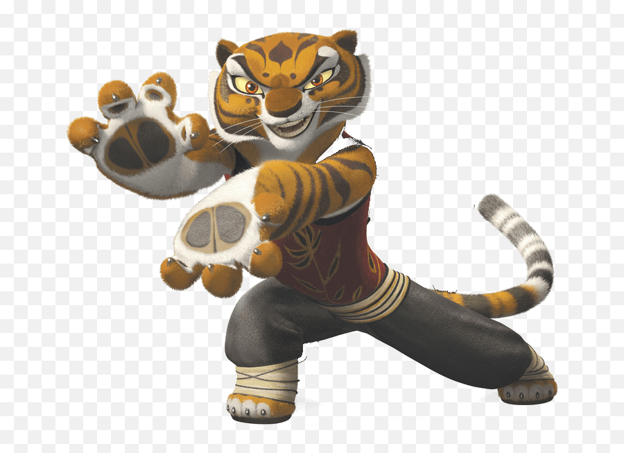 Kung Fu Panda Tiger Transparent Png - Kung Fu Panda 2,Kung Fu Panda Png