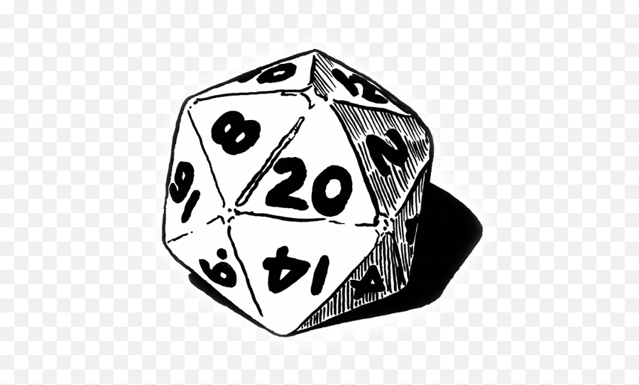 Dice D20 Dungeons System Dragons Black - D20 Dice Icon Png,D20 Transparent Background
