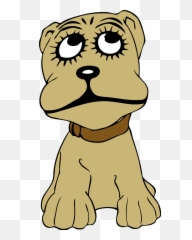Dog Cute Sitting - Free Vector Graphic On Pixabay 2 Dog Clip Art Png,Dog Sitting Png