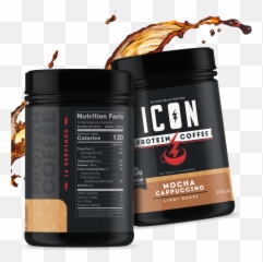 Icon Protein Coffee - Bodybuilding Supplement png