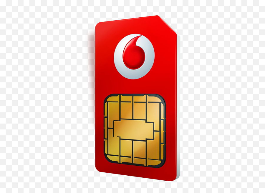 Vodafone Sim Card Icon Png - Vertical,Vodafone Icon Png