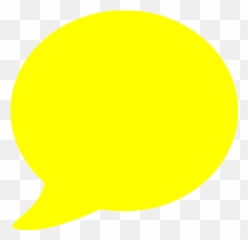 Yellow Speech Bubble Icon - Free yellow icons Dot png
