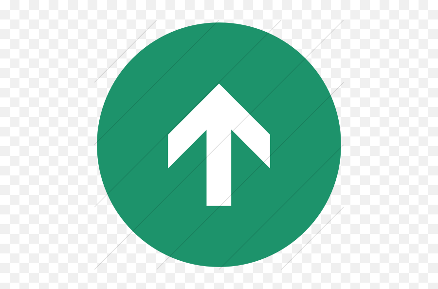 Iconsetc Flat Circle White - Flecha Naranja Png,Green Up Arrow Icon