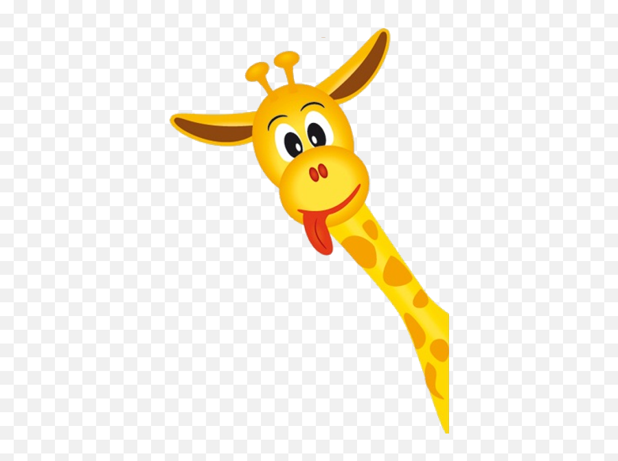 Giraffe Free Download Png - Baby Giraffe Cartoon Png,Peeking Png