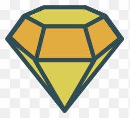 Diamond Jewel Brand Precious Stone - Golden Logo Png