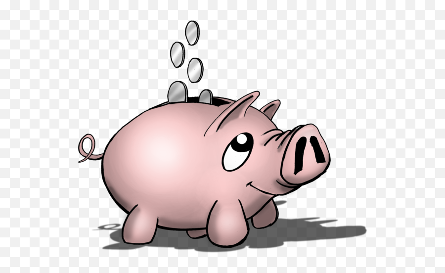 Piggy Bank - Cartoon Png,Piggy Bank Png
