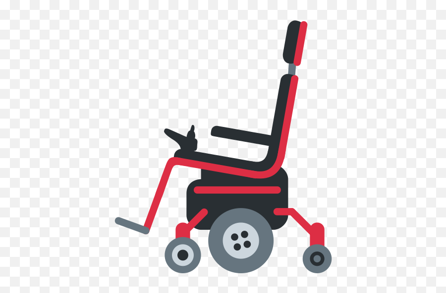 Motorized Wheelchair Emoji - Eletric Wheelchair Clip Art Png,Wheelchair Icon Vector