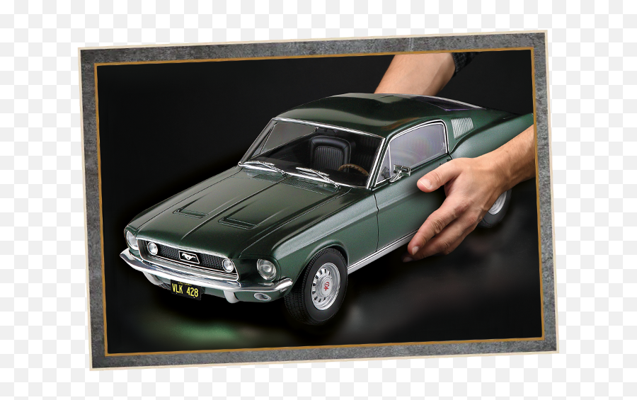 1968 Ford Mustang Gt Eaglemoss - Eaglemoss Ford Mustang Gt 1968 Png,American Icon The Muscle Car