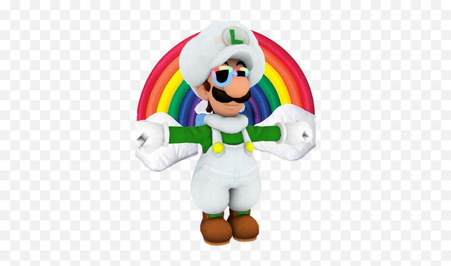 Gay Rights Luigi Weirdtendo Double Dose Edition V2 Wiki - Rainbow Hat Png,What Is A Gay Icon