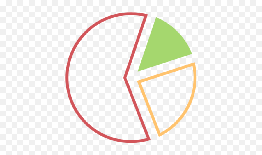 Free Pie Chart Icon Symbol Png Svg Download - Dot,Grpah Icon Circle