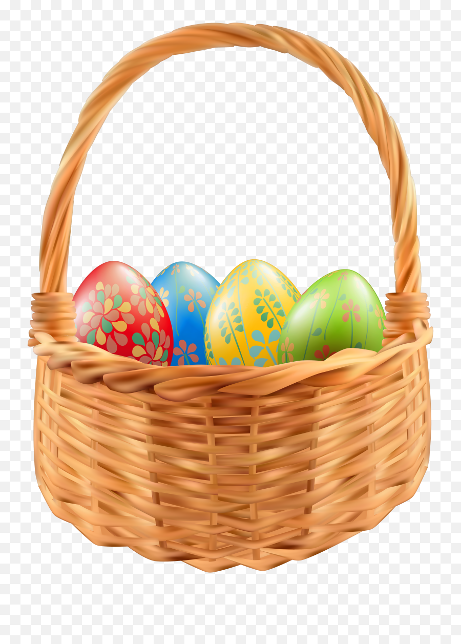 Easter Basket Png Free Download Transparent