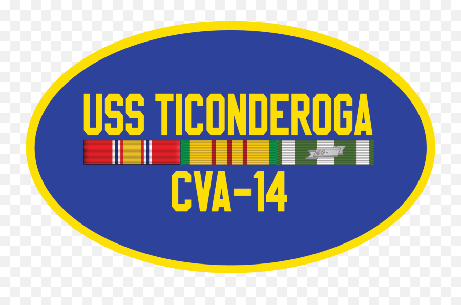 Uss Ticonderoga Cva - 14 With Vietnam Service Decal Manchester Orchestra Png,Icon Decals