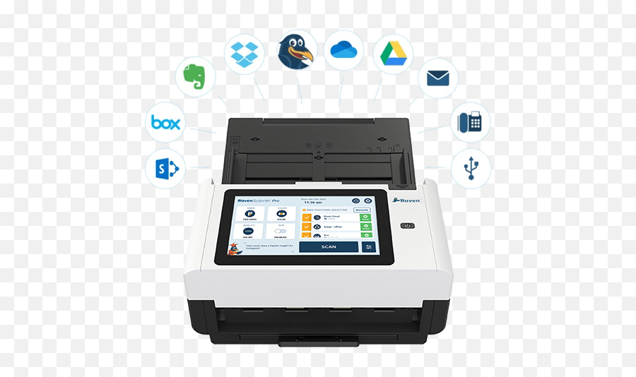Raven Pro Document Scanner - Scan Directly To Cloud Destinations Microsoft Flow Welcome Png,Document Scanner Icon