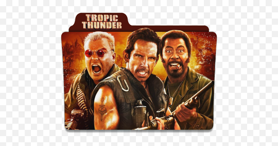Tropic Thunder Movie Folder Icon - Designbust Tropic Thunder Png,Movie Action Icon