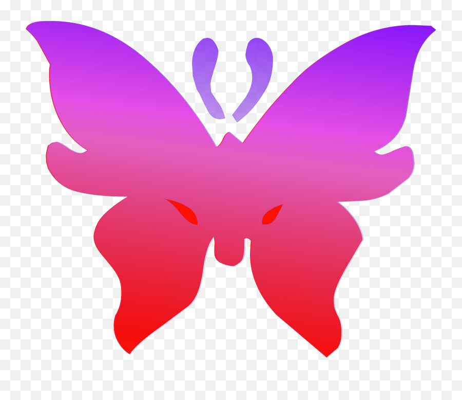 Butterfly Red Purple Outline Free Image Download - Mariposa Contorno De Colores Png,Pink Butterfly Icon