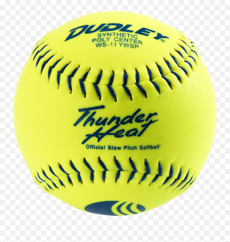 Slow Pitch Softball Transparent Png - Thunder Softball Ball,Softball Png