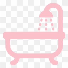 Pink Hot Tube Icon - Free pink accommodation icons Tub Icon White png