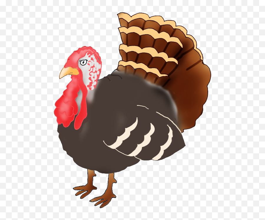 Happy Thanksgiving Clipart - Turkey Drawing Png Transparent Thanksgiving Turkey Png,Turkey Clipart Transparent Background