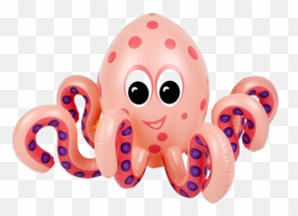 Octopus Free Clipart Hq - Sunny Life Transparent Cartoon Sunnylife Octopus Sprinkler Png,Tentacles Transparent Background