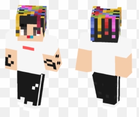 Download Tekashi69 6ix9ine Minecraft Skin For Free - Female Modern Minecraft Skins Png,6ix9ine Png