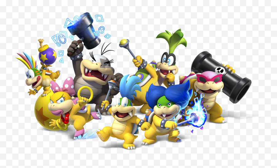 Koopalings - New Super Mario U Wiki Guide Ign Super Mario Koopalings Png,Hotel Mario Transparent