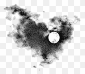 Aesthetic Png Polyvore Moon Cloud Grey - Moon With White Background Aesthetic,Moon Phases Png