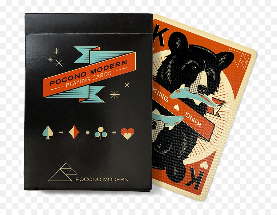 The Woodland Deck - Pocono Modern Playing Cards Png,Deck Of Cards Png