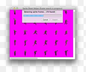 Sprite Sheet Helper - Sprites Transparent Background Color png