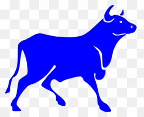 Toro Blue Png Svg Clip Art For Web - Download Clip Art Png Dibujo Toro De Perfil,Toro Png