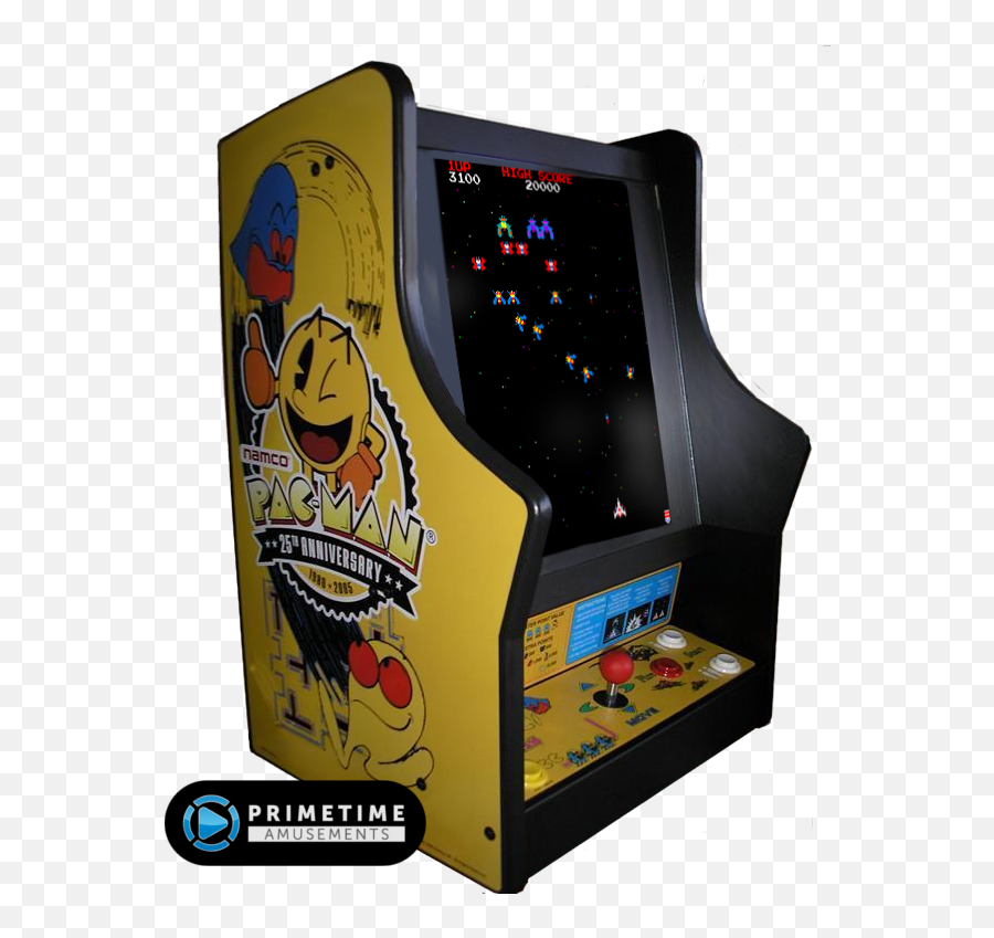 Pacman Galaga And Ms 25th Anniversary Limited - Pac Man 25th Anniversary Arcade Png,Galaga Png