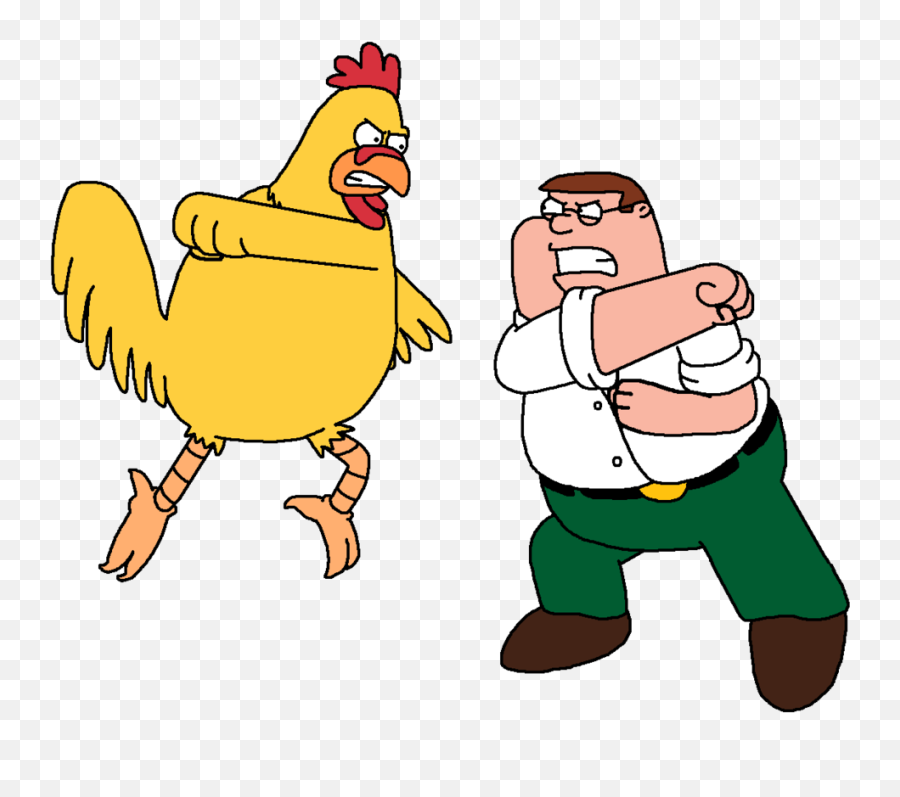 Download Peter Griffin Vs Ernie The - Peter Griffin Fighting Chicken Png,Peter Griffin Png